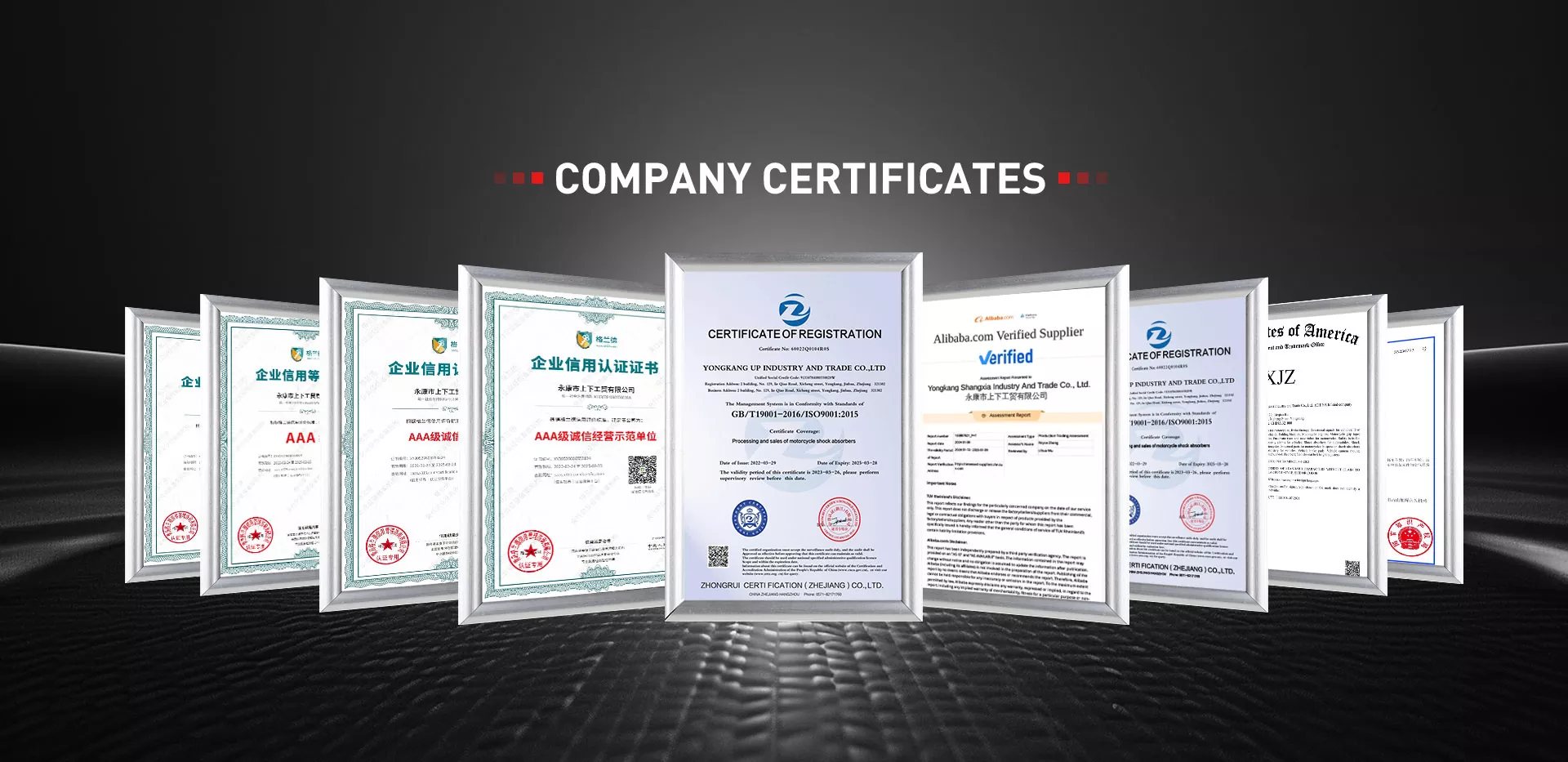 Giấy chứng nhận của chúng tôi